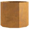 vidaXL Planter Rusty 60 x 60 x 50 cm Weathering Steel