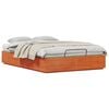 vidaXL Ottoman Bed Frame Wax Brown 120 x 190 cm Solid Pine Wood