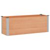 vidaXL Garden Raised Bed Brown 150 x 50 x 54 cm WPC and Aluminium