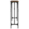 vidaXL Console Table Smoked Oak 140x23x75 cm Engineered Wood