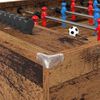 vidaXL Foosball Table Old Wood 125 x 60.5 x 80 cm Engineered Wood