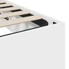 vidaXL Ottoman Bed Frame White 203 x 180 x 25 cm Chipboard