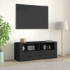 vidaXL TV Cabinet Black 100x35x40 cm Engineered Wood