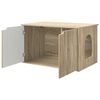 vidaXL Cat House Sonoma 85 x 55 x 50.5 cm Engineered Wood