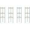 vidaXL Tomato Cages 4 pcs 116 cm Steel and PP