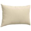 vidaXL Sofa Pillows 2 pcs Cream 60 x 40 cm Fabric