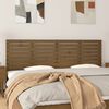vidaXL Wall Headboard Honey Brown 206x3x63 cm Solid Wood Pine