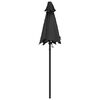 vidaXL Garden Parasol Anthracite 200x224 cm Aluminium