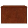 vidaXL Outdoor Storage Box Rusty 80 x 50.5 x 50 cm Steel
