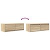 vidaXL TV Cabinets 2 pcs Sonoma Oak 80x31x25.5 cm Engineered Wood