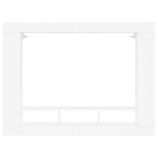 vidaXL TV Cabinet White 152x22x113 cm Engineered Wood