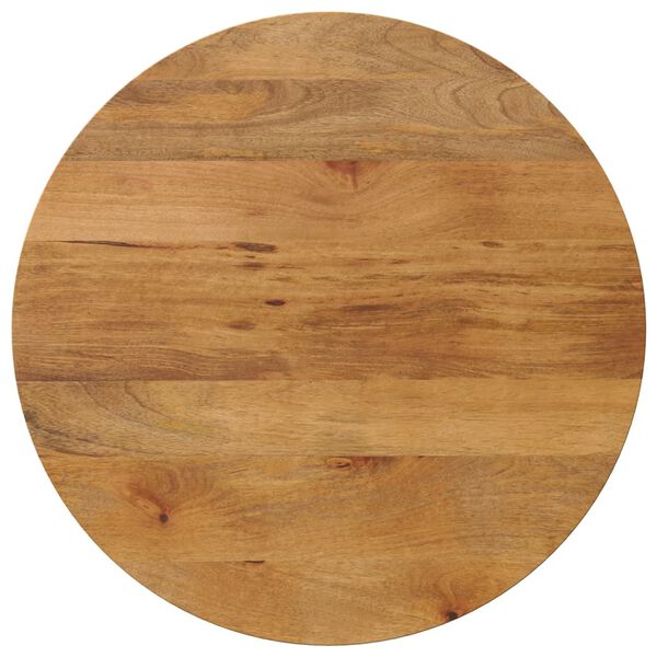 vidaXL Table Top &Oslash; 80x2.5 cm Round Solid Wood Mango