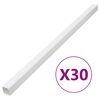 vidaXL Cable Trunking 40x40 mm 30 m PVC