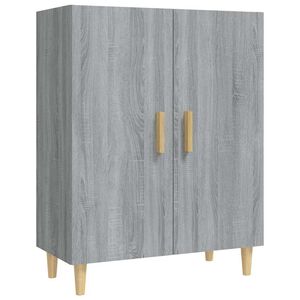 vidaXL Sideboard Grey Sonoma 70x34x90 cm Engineered Wood