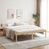vidaXL Senior Bed without Mattress 200x200cm Solid Wood Pine