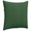 vidaXL Sofa Pillows 2 pcs Dark Green 80 x 80 cm Corduroy Fabric