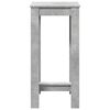 vidaXL Bar Table Concrete Grey 51x50x103.5 cm Engineered Wood