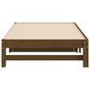 vidaXL Pull-out Day Bed without Mattress Honey Brown 2x(90x190) cm