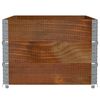 vidaXL Pallet Collars 3 pcs Brown 120x80 cm Solid Wood Pine