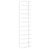vidaXL Towel Rack White 24x12x96 cm Steel