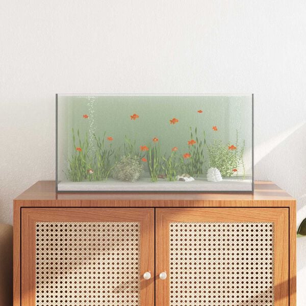 vidaXL Aquarium with Storage Transparent 60 x 30 x 30 cm Glass