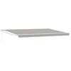 vidaXL Retractable Awning Light Grey 500 x 300 x 165 cm