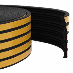 vidaXL Self-Adhesive Window Seal Black 9 x 4 mm 12 m EPDM Foam