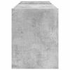 vidaXL Record Cabinet Concrete Grey 78.5 x 35 x 45 cm Engineered Wood