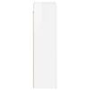 vidaXL Hanging Cabinet with Shelf High Gloss White 59 x 20 x 71.5 cm