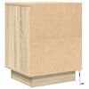 vidaXL Bedside Cabinet with LED Lights&nbsp;Sonoma Oak 38x34x50 cm