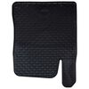 vidaXL Car Mat 4 pcs Black TPE