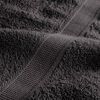 vidaXL Premium Towels "SOLUND" 10 pcs Anthracite 100x200 cm 600 gsm