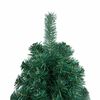 vidaXL Artificial Half Pre-lit Christmas Tree with Ball Set Green 210 cm