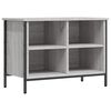 vidaXL Shoe Cabinet Grey Sonoma 4 compartments