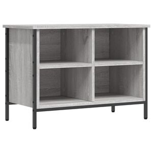 vidaXL Shoe Cabinet Grey Sonoma 4 compartments