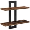 vidaXL Floating Shelves Old Wood 40 x 15 x 40 cm Engineered Wood