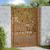 vidaXL Garden Gate 100x125 cm Weathering Steel Trace Design