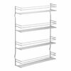 Metaltex 4-tier Wall Spice Rack "Pepito" Silver