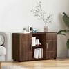 vidaXL Sideboard Brown Oak 88.5 x 30.5 x 55.5 cm Engineered Wood