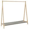 vidaXL Clothes Rack with Shelves 106x34x102 cm Bamboo