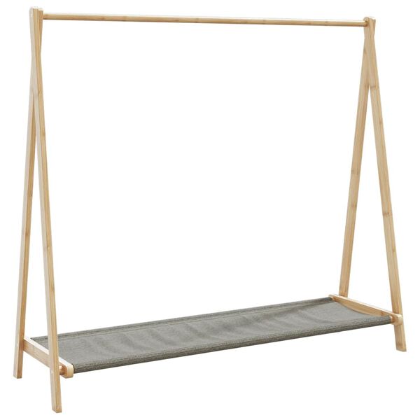 vidaXL Clothes Rack with Shelves 106x34x102 cm Bamboo