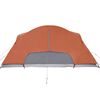 vidaXL Family Tent Crossvent 8-Person Orange Waterproof