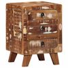 vidaXL Bedside Cabinet 2 pcs 37x32x50 cm Solid Wood Reclaimed