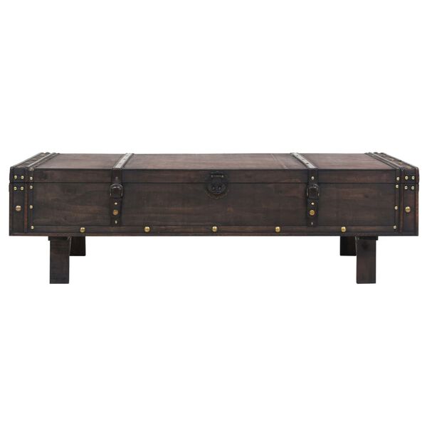 vidaXL Coffee Table Plywood Vintage Style 120x55x35 cm
