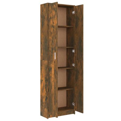 vidaXL Hallway Wardrobe Smoked Oak 55x25x189 cm Engineered Wood