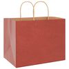 vidaXL Paper Bags 50 pcs with Handles Red 32x22x24 cm
