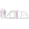 vidaXL Camping Tent 5-Person Grey and Orange Waterproof