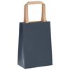 vidaXL Paper Bags 250 pcs with Handles Blue 15x8x21 cm
