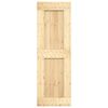 vidaXL Sliding Door with Hardware Set 70x210 cm Solid Wood Pine