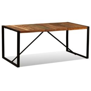 vidaXL Dining Table | Multicolour | Reclaimed Wood | 180 cm | Durable